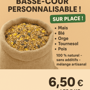 mélange de 5 céréale parfait pour la ponte et passer l'hiver