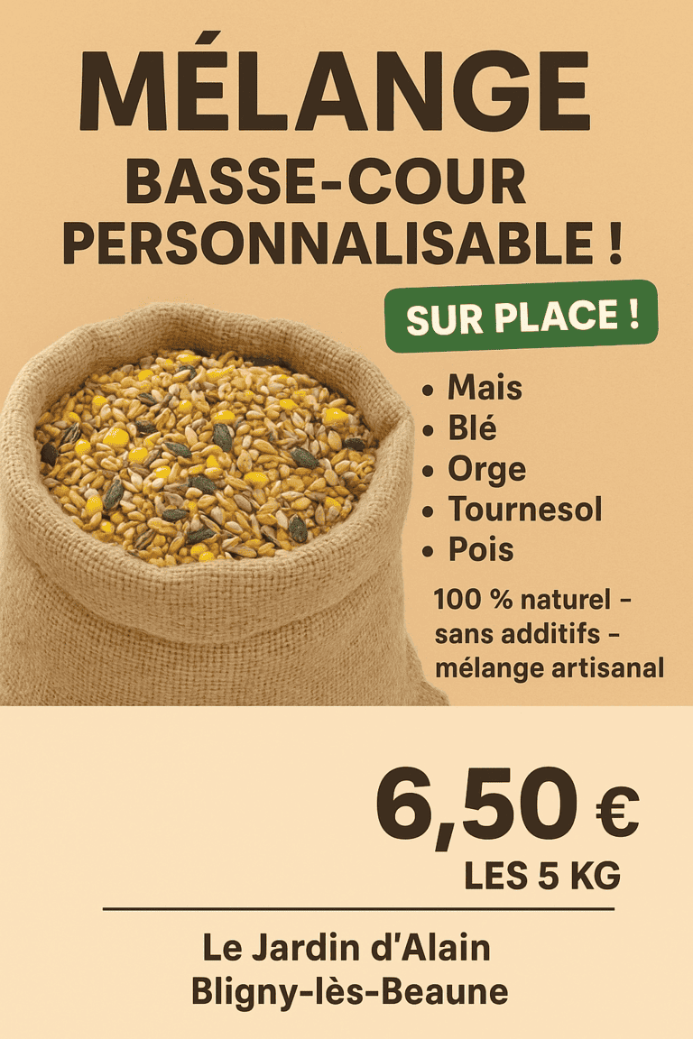 mélange de 5 céréale parfait pour la ponte et passer l'hiver