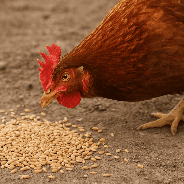 blé pour poules