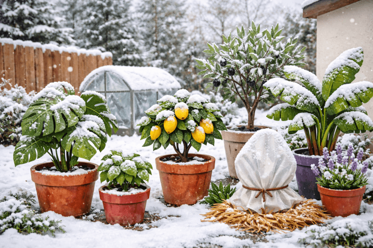 Plantes à ne pas laisser dehors en hiver (et comment les protéger